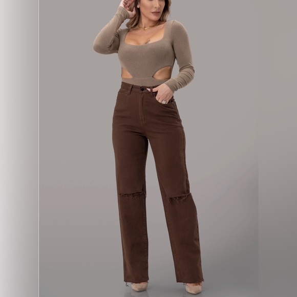 Denim - By Egreis - Drew Jeans Brown